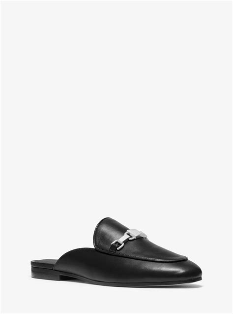 michael michael kors charlton leather mule